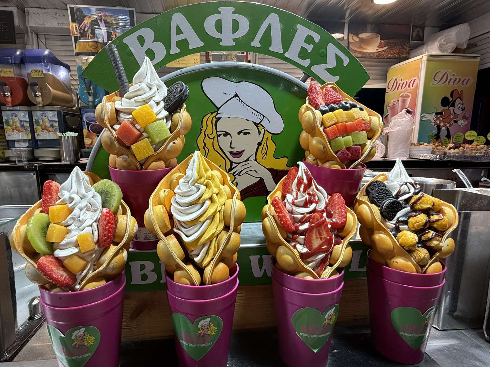 Bubble waffle Diva